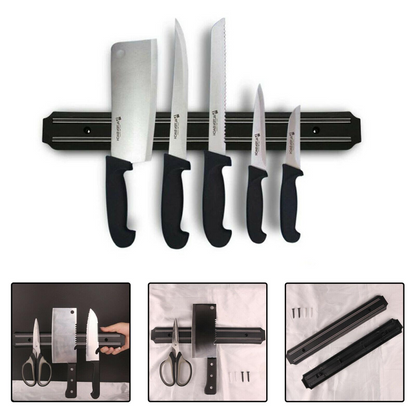 Magnetic Knife Holder Wall Mount — Strong Kitchen Strip, 20cm / 33cm / 55cm