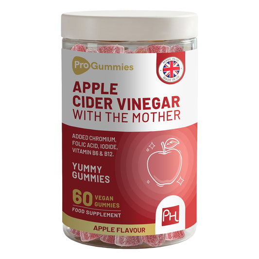 Apple Cider Vinegar Gummies with The Mother 1000mg (60) | Vegan