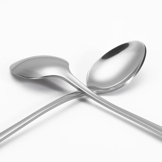12-Piece Long Handle Latte Spoon Set — Stainless Steel, Stirring Spoons for Coffee & Cocktails