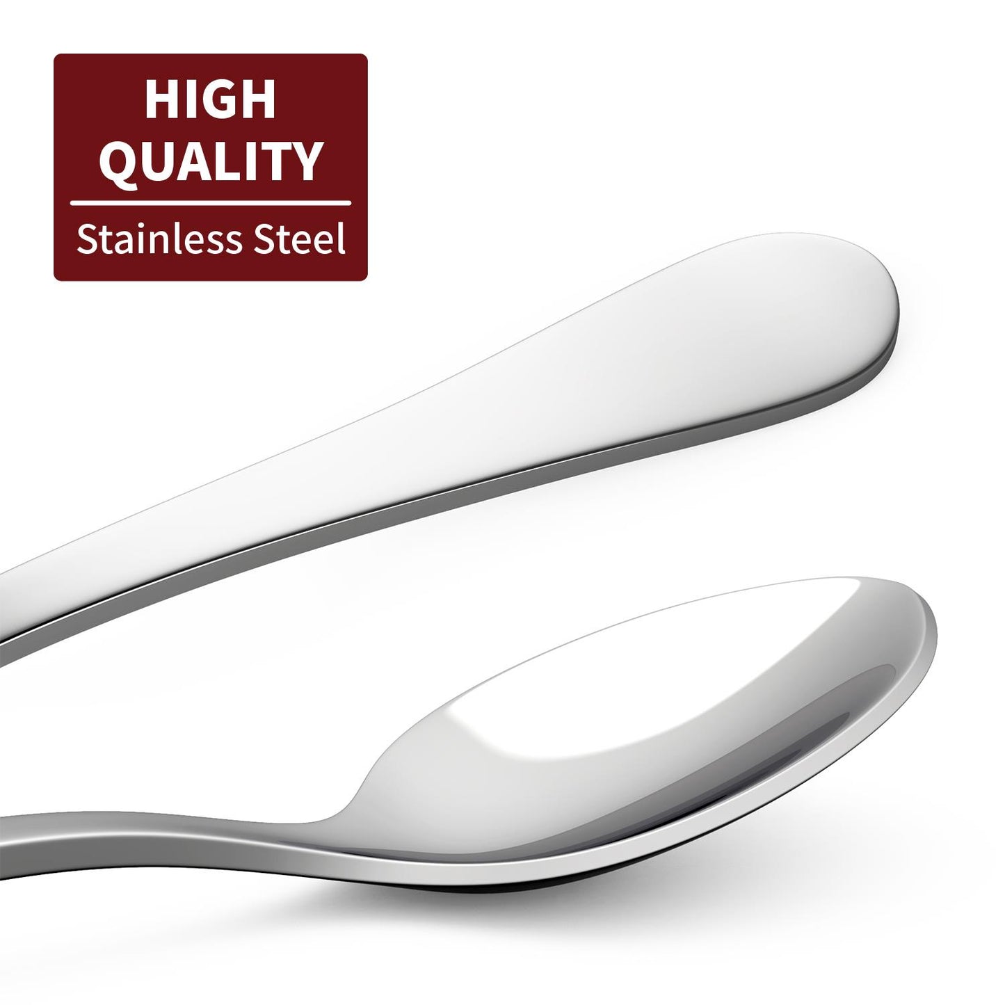 12-Piece Long Handle Latte Spoon Set — Stainless Steel, Stirring Spoons for Coffee & Cocktails