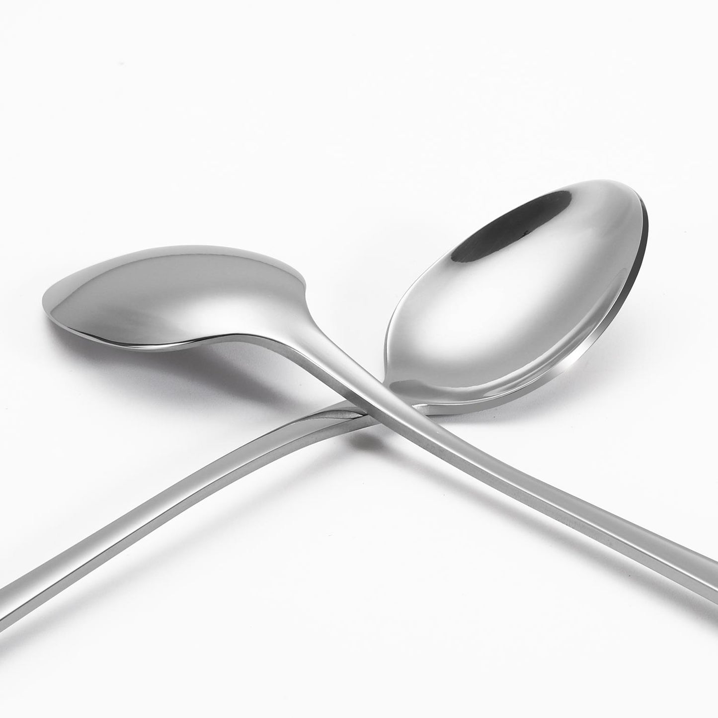 12-Piece Long Handle Latte Spoon Set — Stainless Steel, Stirring Spoons for Coffee & Cocktails