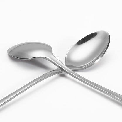12-Piece Long Handle Latte Spoon Set — Stainless Steel, Stirring Spoons for Coffee & Cocktails