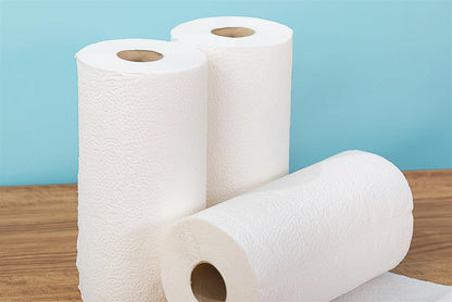 Bamboo Kitchen Roll Towels — 12-Pack, Eco-Friendly, Super Absorbent, 1200 Sheets