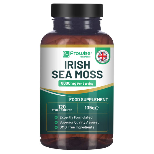Irish Sea Moss Tablets 6000mg High Strength | 120 Vegan Tablets (UK Made)